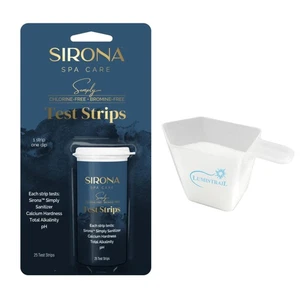 Sirona Spa Care Simply Test Strips: Biguanide (25ct.) with Measuring Cup -... - Picture 1 of 6