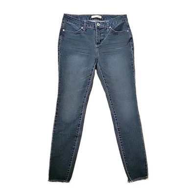 Jeans feminino Lauren Conrad tamanho 6 super skinny cintura média lavagem média jeans  - Imagem 1 de 4