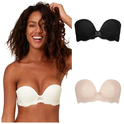 Simone Perele Eden Strapless Bra 12E302 Multiway Moulded Padded Moulded Bras