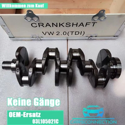 für Audi Seat Volkswagen Passat Golf (VI) 2.0 TDI CFG CFF Kurbelwelle 03L105021C - Bild 1 von 4
