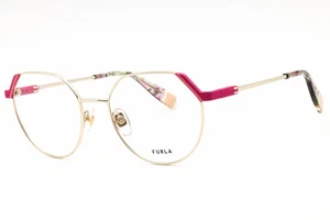 FURLA VFU676 0492 Eyeglasses Gold Frame 52mm - Picture 1 of 4