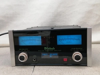 McIntosh MHA100 Integrated Amplifier Headphones w/ Cable Remote Tested  - Image 1 of 4