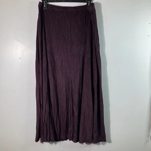 Susan Graver Damen-Midirock flüssig Strick M burgunderrot Polyester neu mit Etikett - Bild 1 von 9
