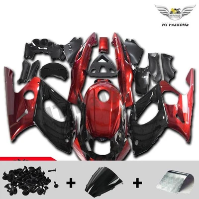 Molde de inyección NTA carenado rojo negro para Yamaha YZF 600R Thundercat 1996-2007 Foto 1 de 4