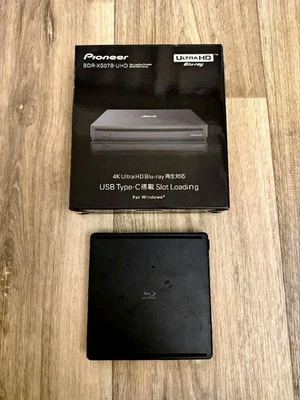 Unidad Blu-ray 4K Ultra HD portátil Pioneer BDR-XS07B-UHD USADA CON CAJA Foto 1 de 3