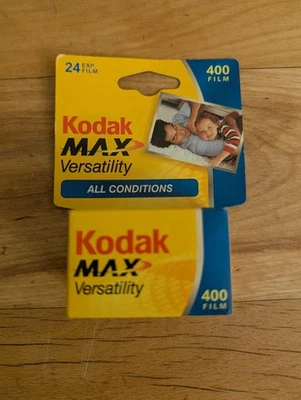Kodak MAX Versatility 400 Film 24 Exposure 35 mm New Sealed Expired 07/2006 - Image 1 of 2