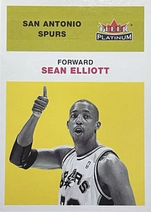 2001-02 Fleer Platinum SEAN ELLIOTT San Antonio Spurs - Bild 1 von 2