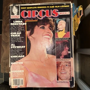 Linda Ronstadt 1978 31 de octubre revista Circus Rock N Roll Boston Chicago - Imagen 1 de 3