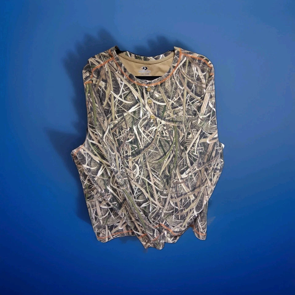Mossy Oak Men's 3xl Camouflage 60% Cotton Pullover - Image 1 of 3