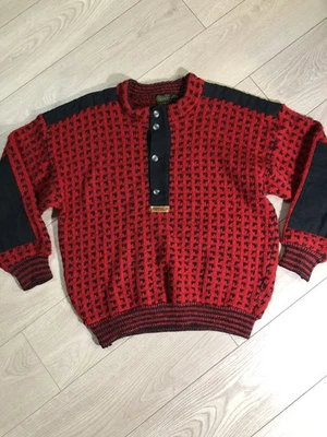 Vintage Devold Made In Norway Wool Warm Sweater. Sz 52 L - Bild 1 von 4