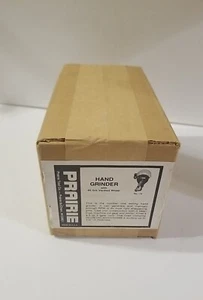 Vintage Prairie Antique Hand Crank Bench 5”Grinder New Old Stock In Original Box - Picture 1 of 5