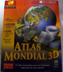 Atlas Mondial 3D. Collection CD ENCYCLOPEDIA. Edition 1999. Windows 95/98. - Photo 1/1