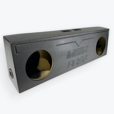 MEGA BASS Universal Single Cab Truck Subwoofer Enclosure Box Dual 10 Ported Ford Chevy GMC