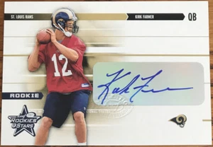 2003 Leaf Rookies & Stars Rookie Autograph Kirk Farmer #210 #’d 130/750 - Picture 1 of 3