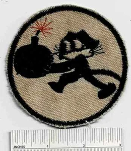 WW2 TOMCATTERS FELIX The Cat 31st Strike Fighter Squadron WWII US Navy Patch USN - Picture 1 of 2