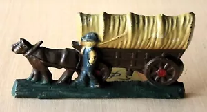 Vintage Spencer Guilford Connecticut GUSSEISEN Türstopper Planwagen 6" ex - Bild 1 von 2