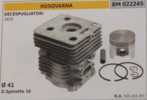 503243301 CILINDRO E PISTONE COMPLETO DECESPUGLIATORE HUSQVARNA 241R Ø 41 - Imagen 1 de 1