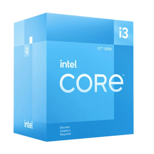 Intel Core i3-12100F LGA 1700 3,30 GHz Quad-Core Processore (BX8071512100F)
