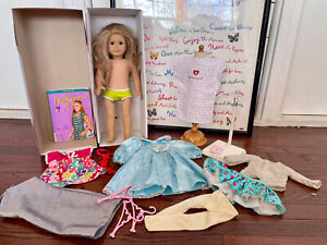 American Girl McKenna Look Alike Doll +Offbrand Clothes + Hospital Box, Gown+