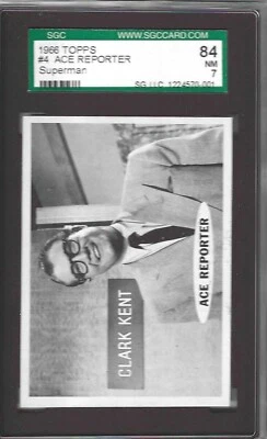 1966 The Adventures of Superman Card #4 - Second Series - Reduced- NM 7  - Image 1 of 2