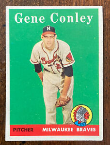 1958 Topps #431 - Gene Conley - Milwaukee Braves