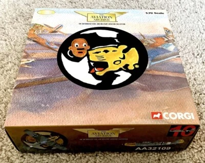 Corgi AA32109 1/72 Messerschmitt Bf109E Africa Diecast Comission Limited Model - Image 1 of 4