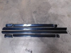 Audi B5 S4 OEM Lower Door Blade Molding With Quarter Panel Trim Brilliant Black - Foto 1 di 1