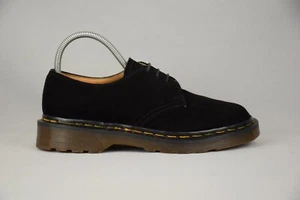 Rare Dr Martens 1461 Vintage England Black Nubuck Derby Shoes US 5 UK 3 EU 36 - Picture 1 of 12