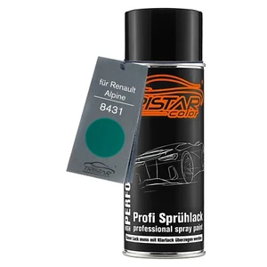 Autolack Spraydose für Renault Alpine 8431 Vert Emeraude Metallic Basislack - Bild 1 von 7