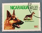 TIMBRE NICARAGUA 1982 CHIEN