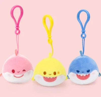 NEW Pinkfong Babyshark Mini Plush  Doll Keyring - Image 1 of 4
