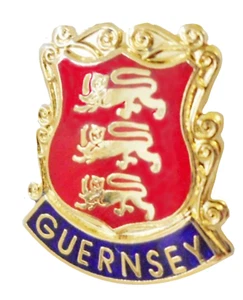 Guernsey Kanalinseln Pin Anstecker - Bild 1 von 3