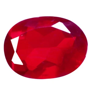 1,72 Ct Prezioso Perfetto Ovale 11,1 x 8,4 MM Rosso Etiopia Opale di Fuoco Naturale - Foto 1 di 5