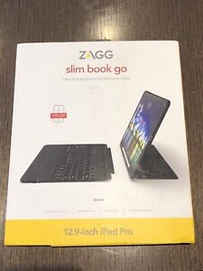 Zagg Slimbook Go 12.9 inch ipad keyboard detachable case for iPad PRO Unused