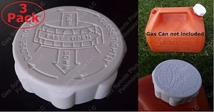 3 Gott Gas Can CAPS ONLY Blitz Rubbermaid Fuel Gallon Safety Lid w/ Viton Gasket - Picture 1 of 8