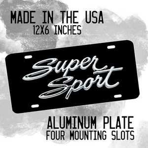 SS Super Sport 1966 1967 Muscle Car placa de aluminio letrero novedoso - Imagen 1 de 4