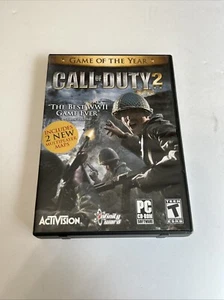 Call of Duty 2 (PC CD-ROM, 2005) Spiel 6 Disc Set - komplett mit Handbuch & Key - Bild 1 von 4