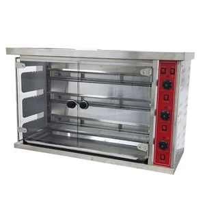3 Rolls Vertical Electric Rotisserie Chicken Oven 220V Temperature Adjustable - Picture 1 of 24