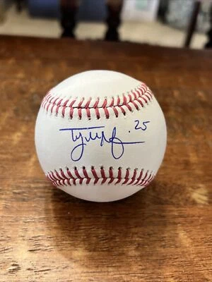 Tyler Naquin Signed Major League Baseball PSA DNA Coa Autographed Indians - Image 1 of 4