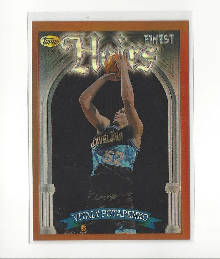 1996-97 Finest Refractor #244 Vitaly Potapenko (Bronze) Cavaliers - Image 1 of 1