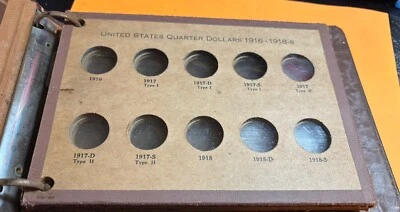 Álbum de monedas nacionales The Wayte Raymond para cuartos Standing Liberty - ¡¡BONITO!!! Foto 1 de 4