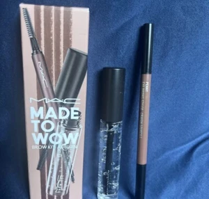 Mac Penny Clear Made to Wow Brow Kit Auburn 2 PC Eyebrow Styler & Set Gel BNIB - Picture 1 of 4