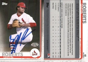 Griffin Roberts Signed 2019 Topps Pro Debut #40 Card Palm Beach Cardinals *Auto* - Picture 1 of 1