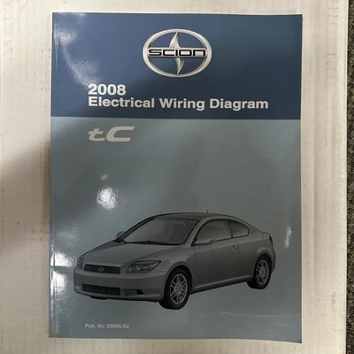Diagrama de cableado eléctrico Scion TC 2008 librería manual de reparación de servicio OEM Foto 1 de 4