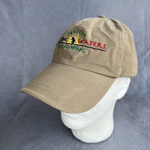 Sombrero de pesca con mosca Healing Waters gorra correa trasera proyecto de servicio bordado caqui - Imagen 1 de 22