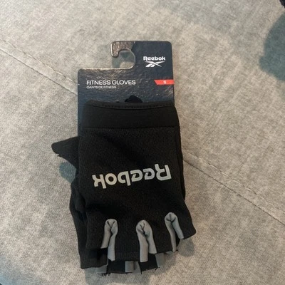 Nuevos guantes de fitness para mujer Reebok negros grises pequeños Speedwick nuevos con etiquetas Foto 1 de 4