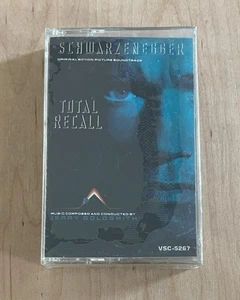 New Sealed Sci Fi Movie Soundtrack Cassette TOTAL RECALL 1990 Jerry Goldsmith - Picture 1 of 7