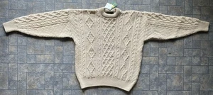 NWT New Callan Country Collection Wool Sweater Irish Knitwear Adult Large - Picture 1 of 18