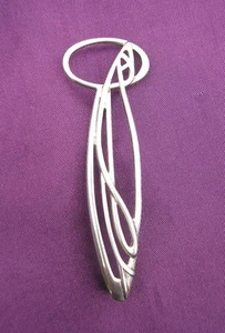 Lovely vintage Sterling Silver Mackintosh design brooch by Carrick Jewellery - Picture 1 of 4