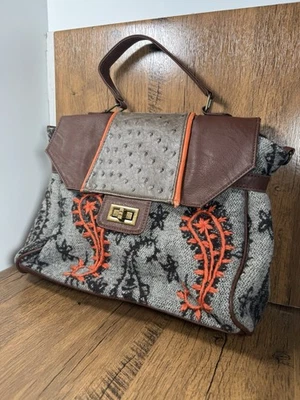 Bolso de hombro bohemio bordado vintage de cachemira Far Nine Y2K Foto 1 de 4